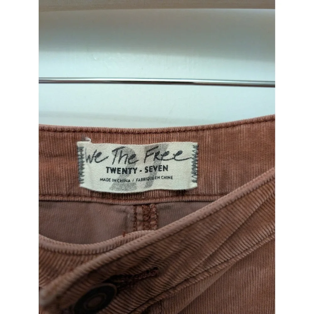 Free People Just Float On Flare Corduroy Pants Boho Retro Festival Fall Sz 27